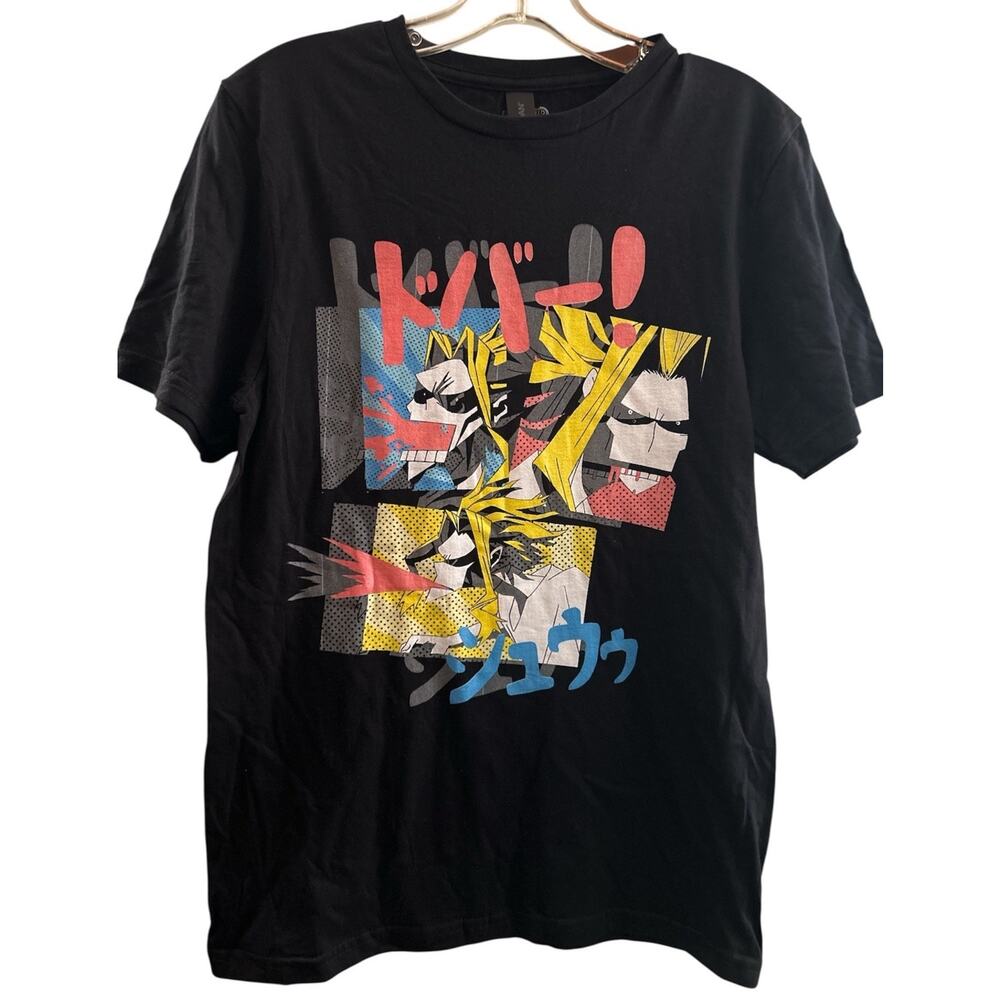 My Hero Academia Shirt Size S Mens All Might‎ Blood Anime Manga Black Tee Small